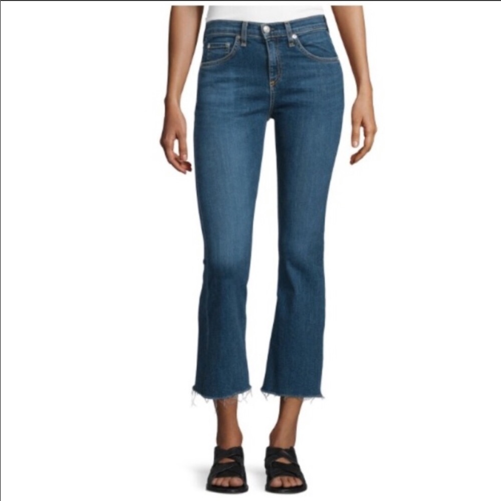 Rag & Bone cropped flare jeans